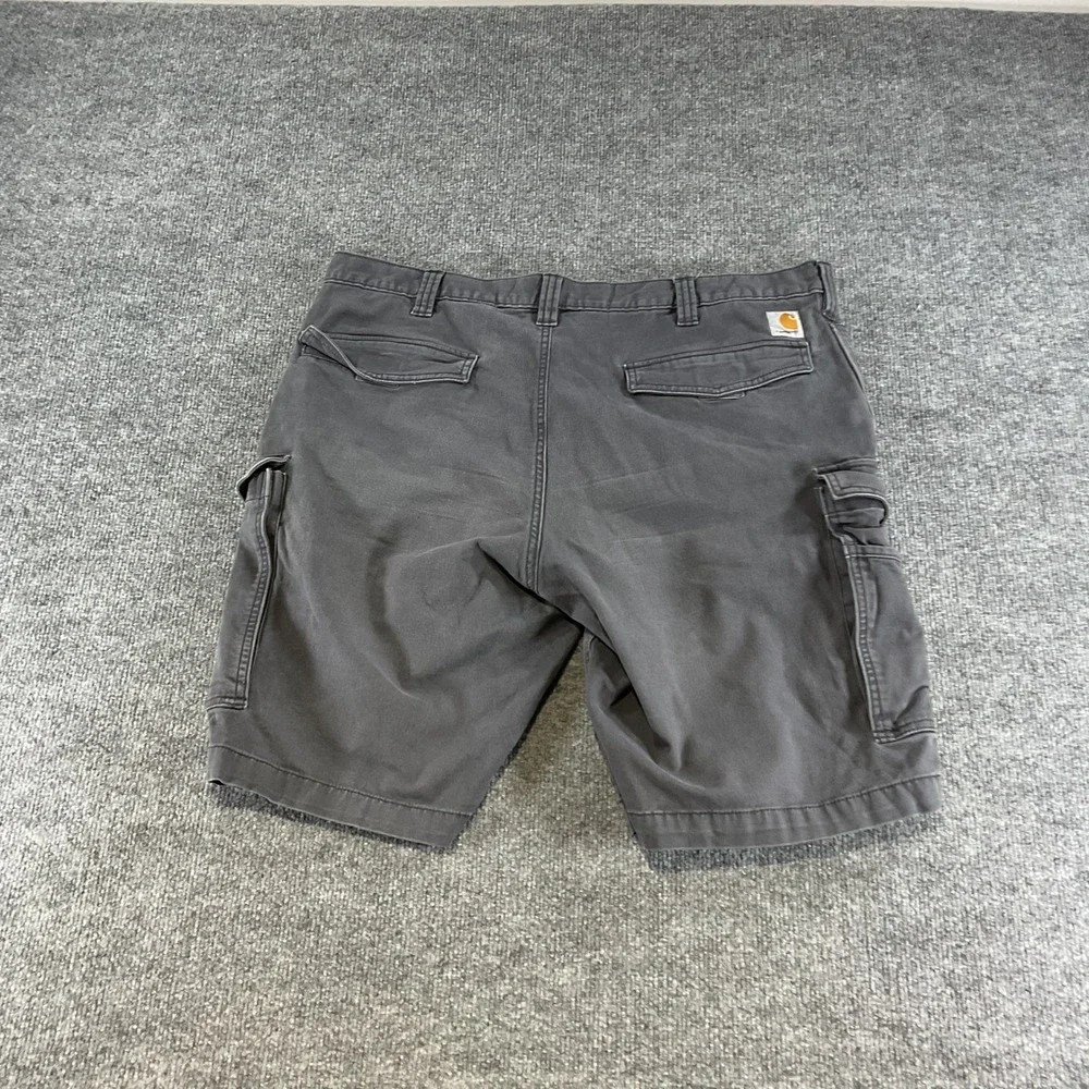 Carhartt Relaxed Fit Cargo Shorts Mens 40 Gray Work Utility Carpenter Outdoor